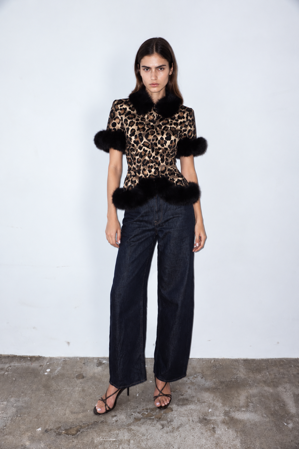 Polly Top -  Leopard