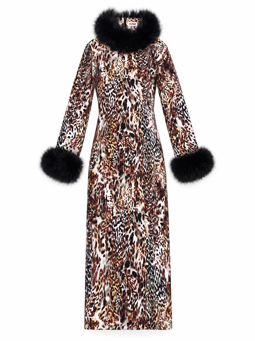 Leopard Chiffon Dress · Immy by Junie ·