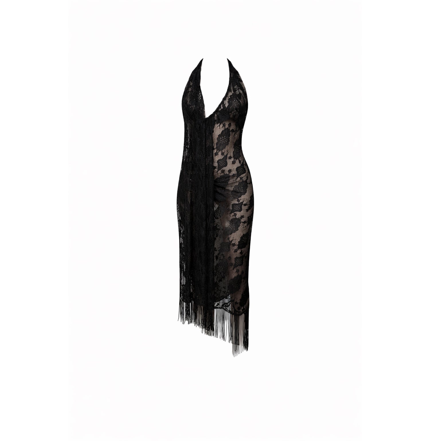 Black Fringe Dress · Tia by Junie · Made in London