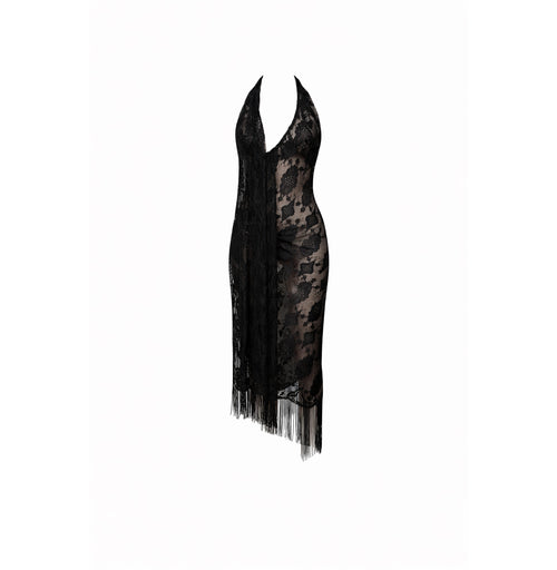 Black Fringe Dress · Tia by Junie · Made in London