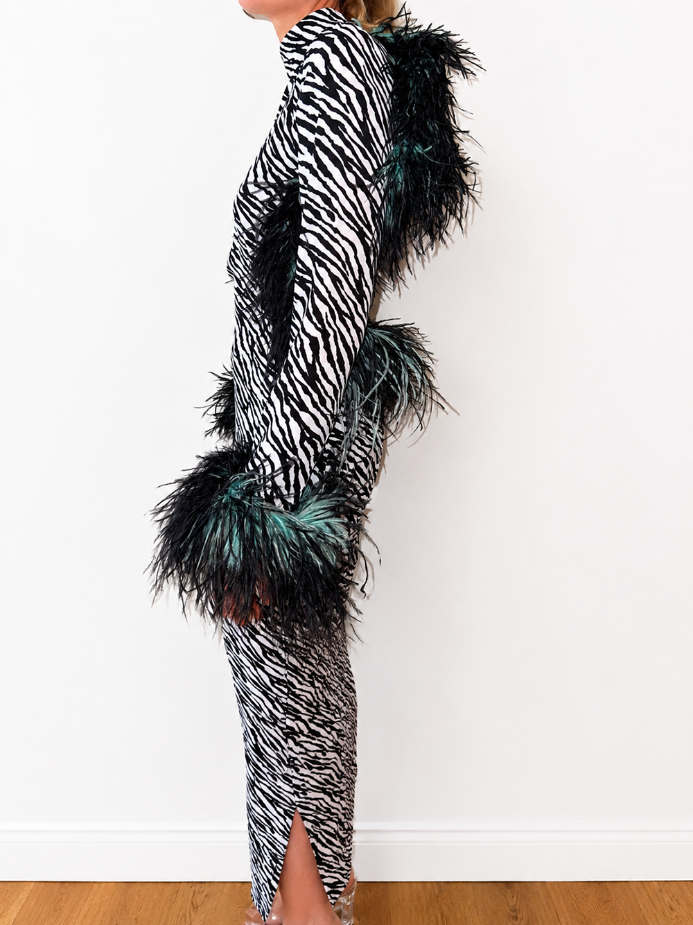 Zebra Silk Blend Dress · Immy by Junie · Made in London
