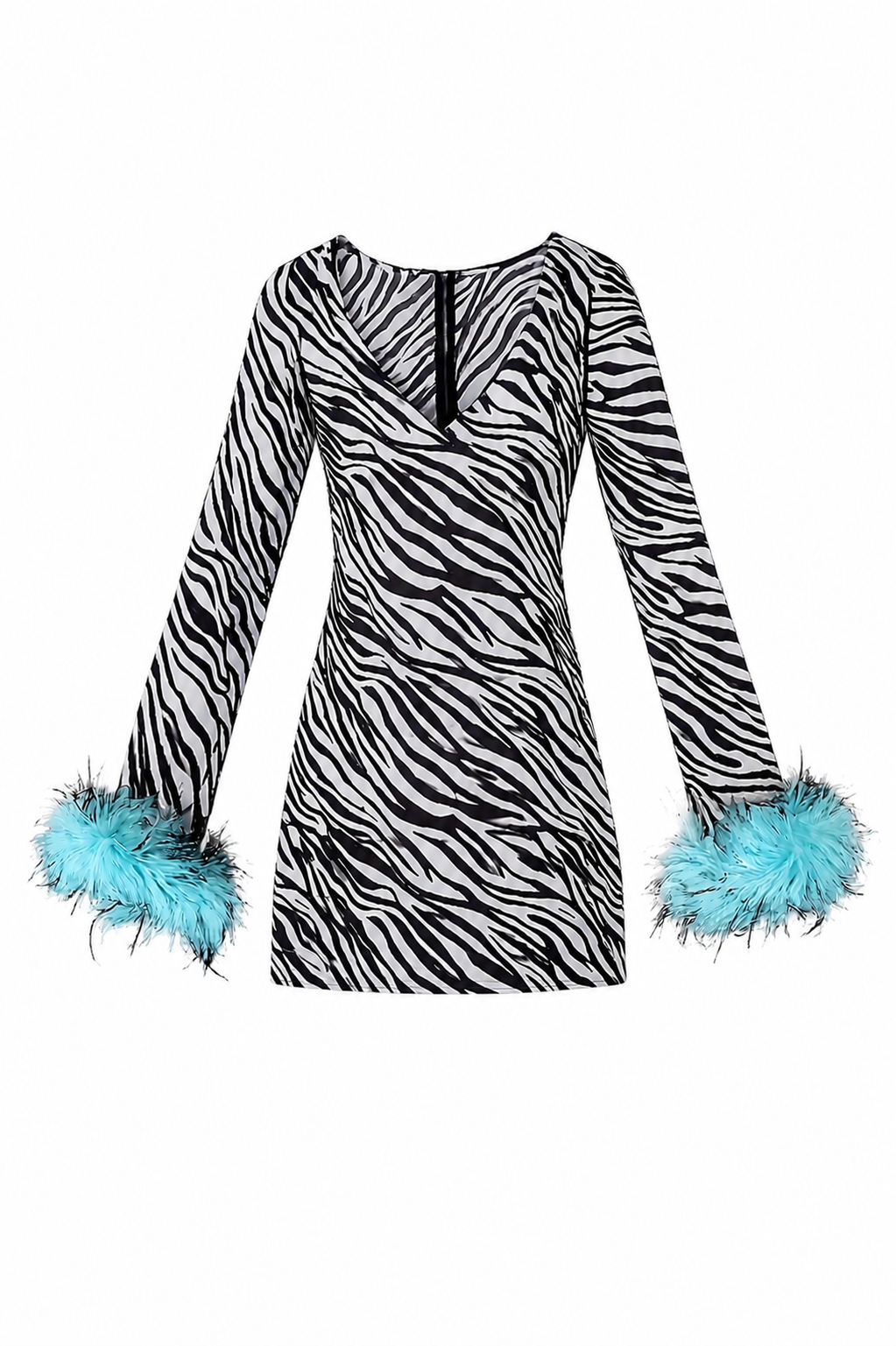 Zebra Chiffon Dress · Gisele by Junie · Made in London