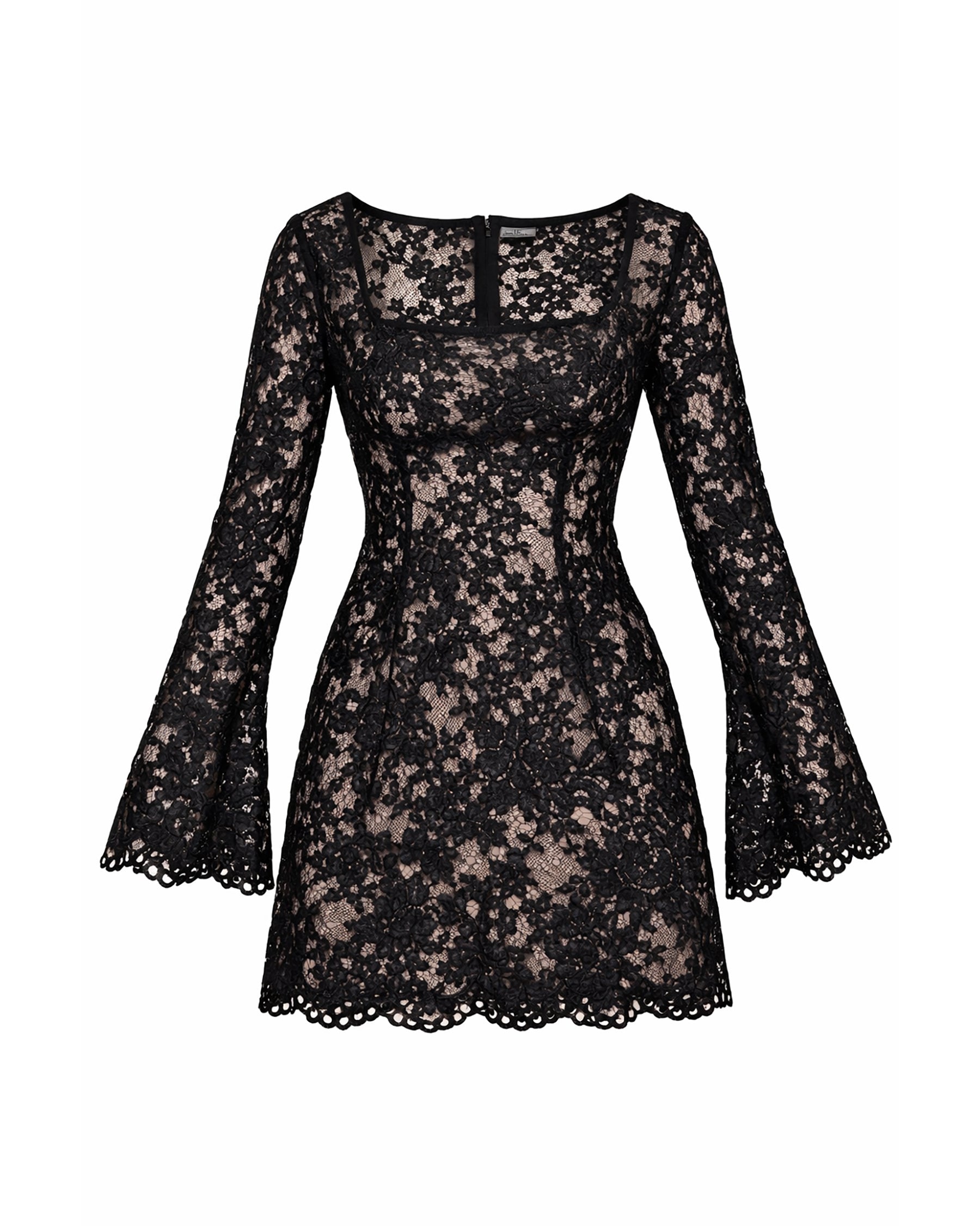 Black Lace Dress Gigi by Junie Made in London JUNIE Black Lace Dress Gigi by Junie Made in London JUNIE
