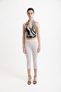 Zebra Chiffon Top · Harper by Junie · Made in London