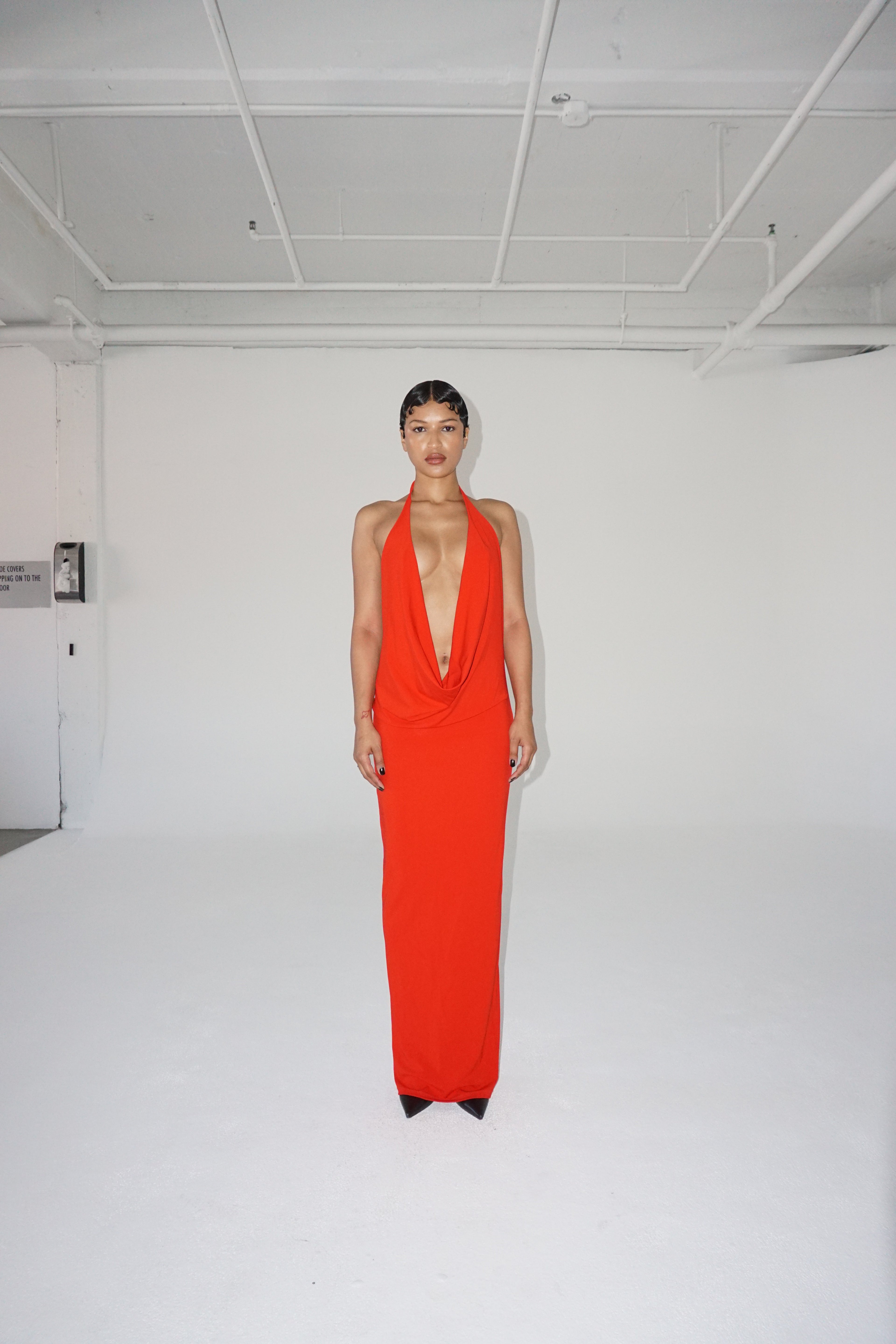 Red Jersey Dress · Ivy by Junie · Made in London