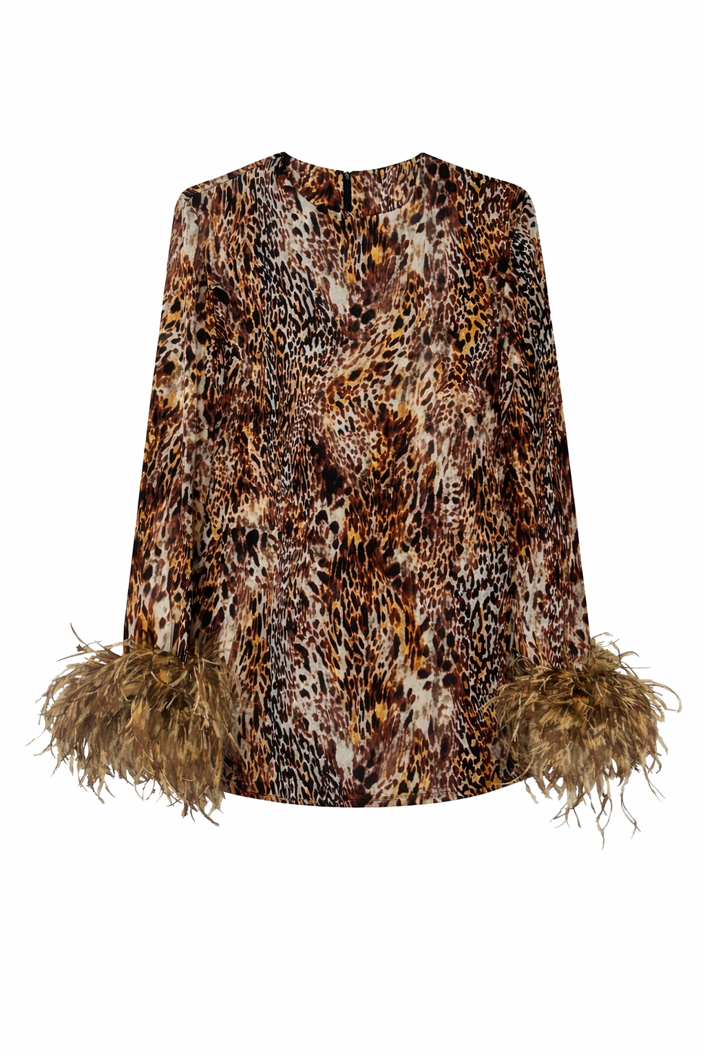 Leopard Chiffon Dress · Immy by Junie · Made in London