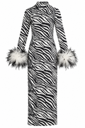 Zebra print Chiffon Dress · Immy by Junie ·
