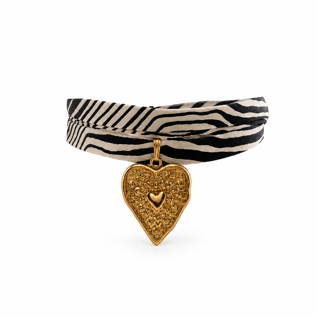 Zebra print Choker · Sienna by Junie · Made in London