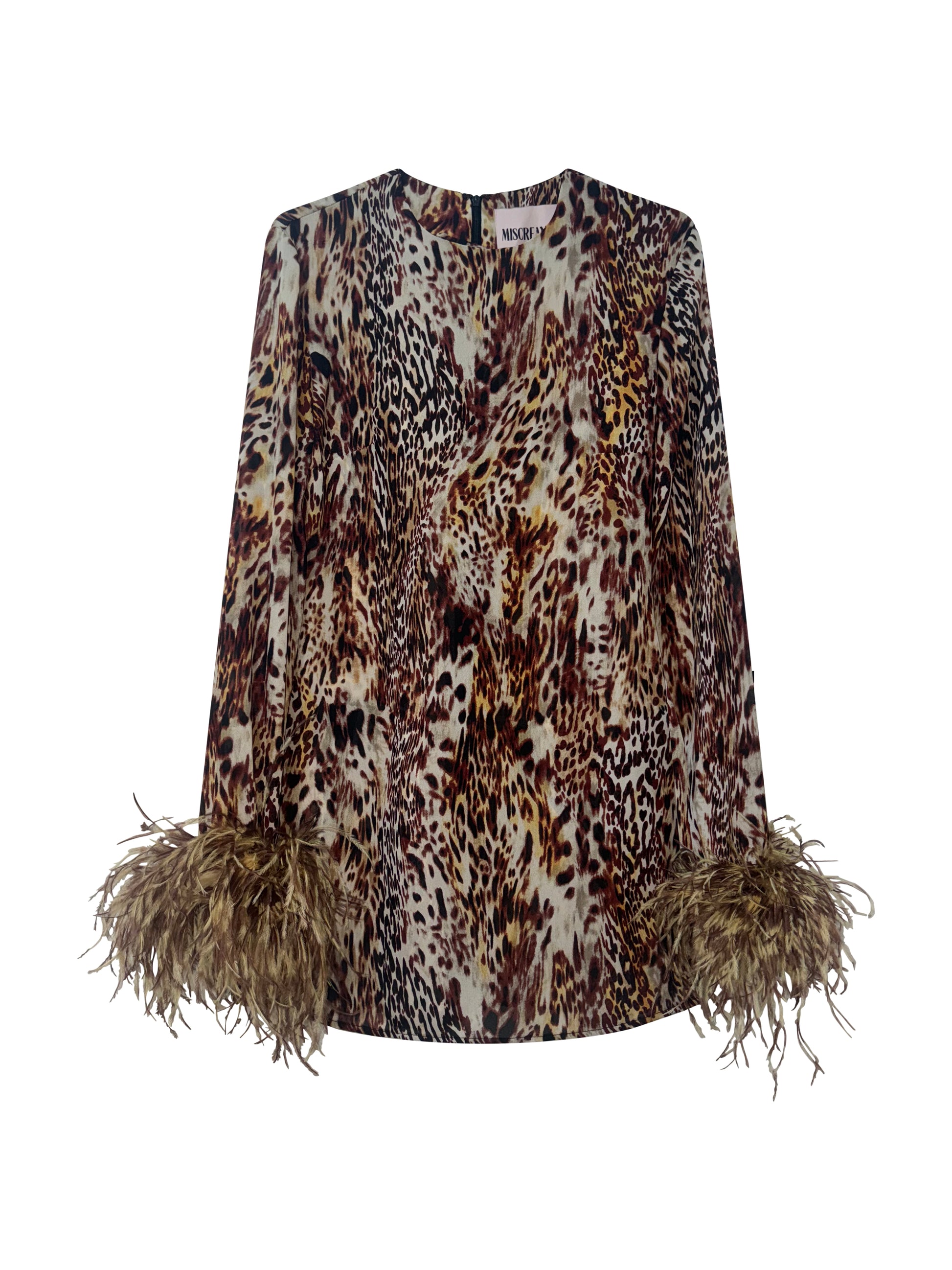 Immy Mini Dress - Leopard Print