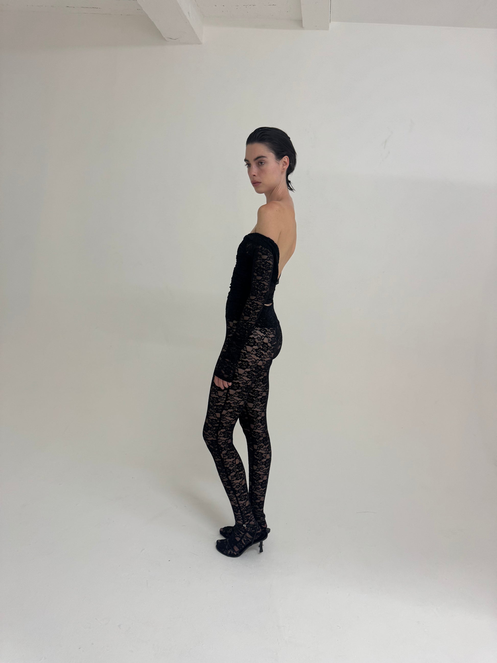 Lia Set - Black Lace