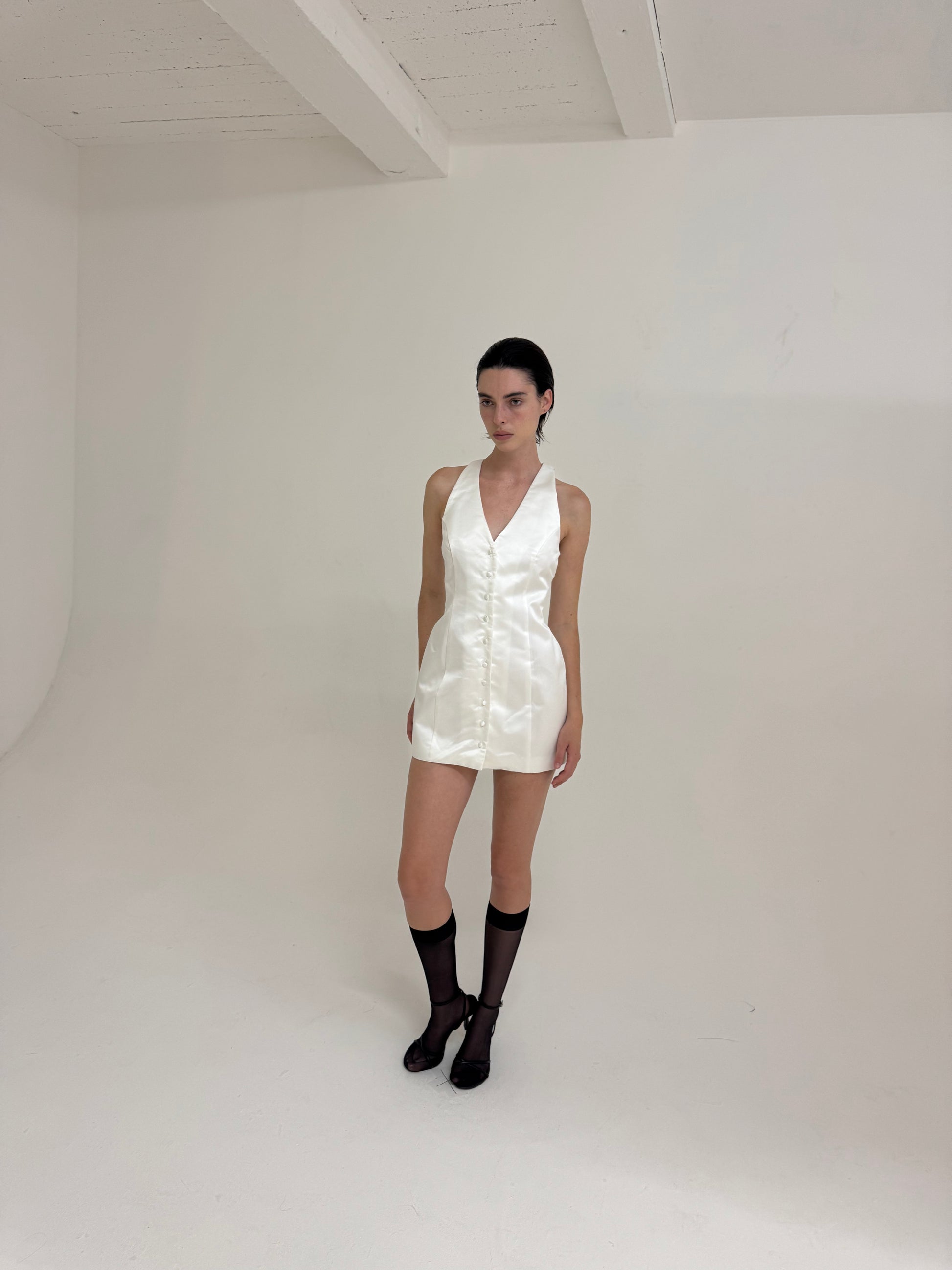 Zita Dress - Ivory