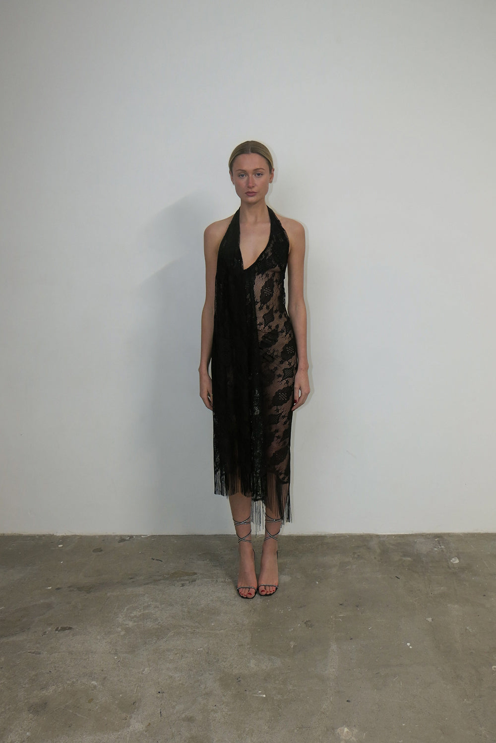 Black Fringe Dress · Tia by Junie · Made in London