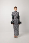Zebra Silk Blend Dress · Immy by Junie · Made in London