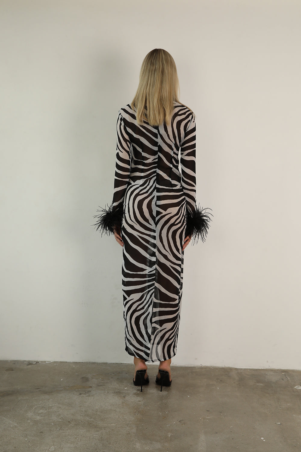 Zebra Chiffon Dress · Immy by Junie ·