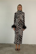 Zebra Chiffon Dress · Immy by Junie ·