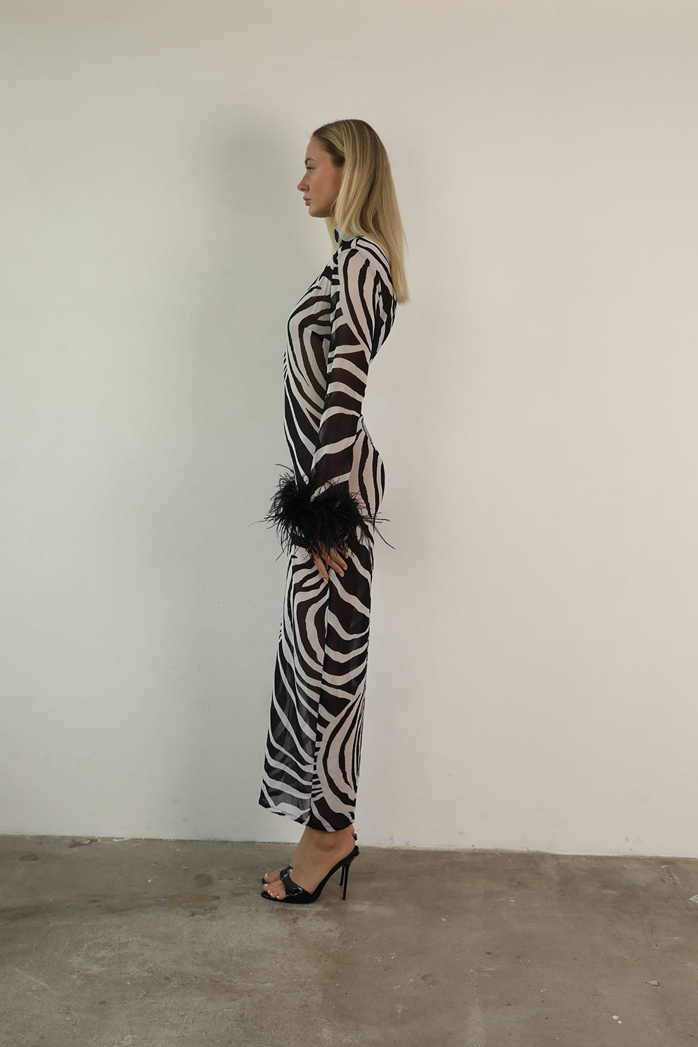 Zebra Chiffon Dress · Immy by Junie ·