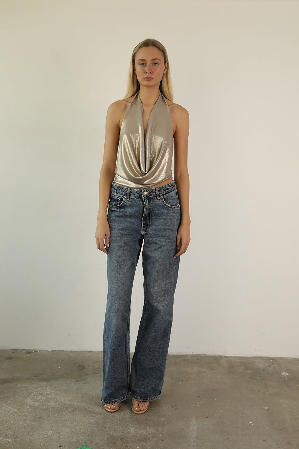 Metallic Silver Top · Ivy by Junie ·