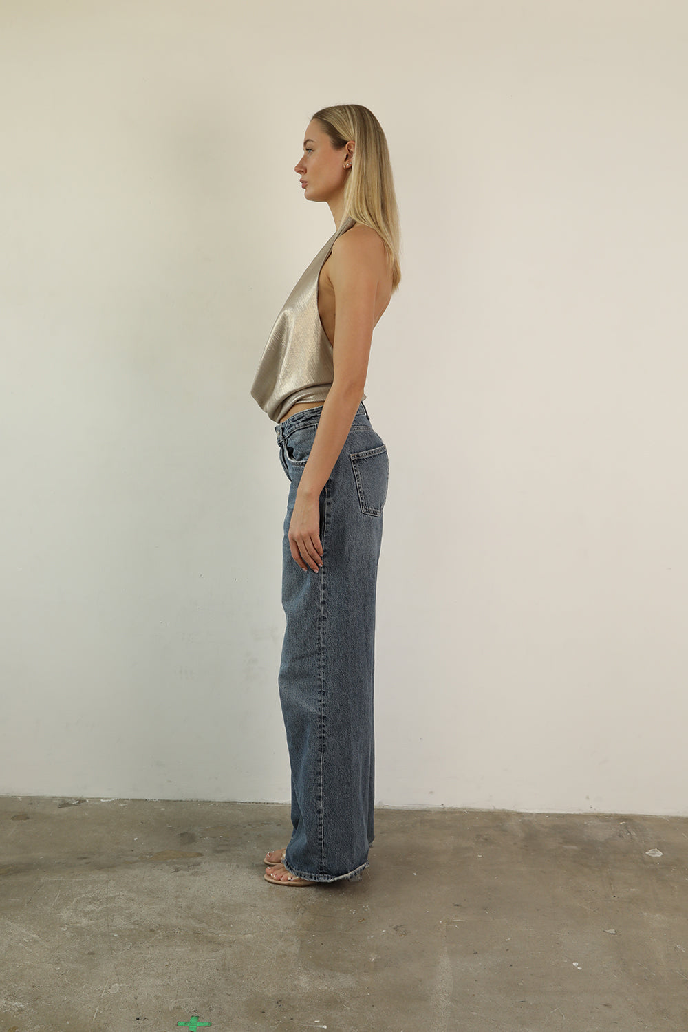 Metallic Silver Top · Ivy by Junie ·