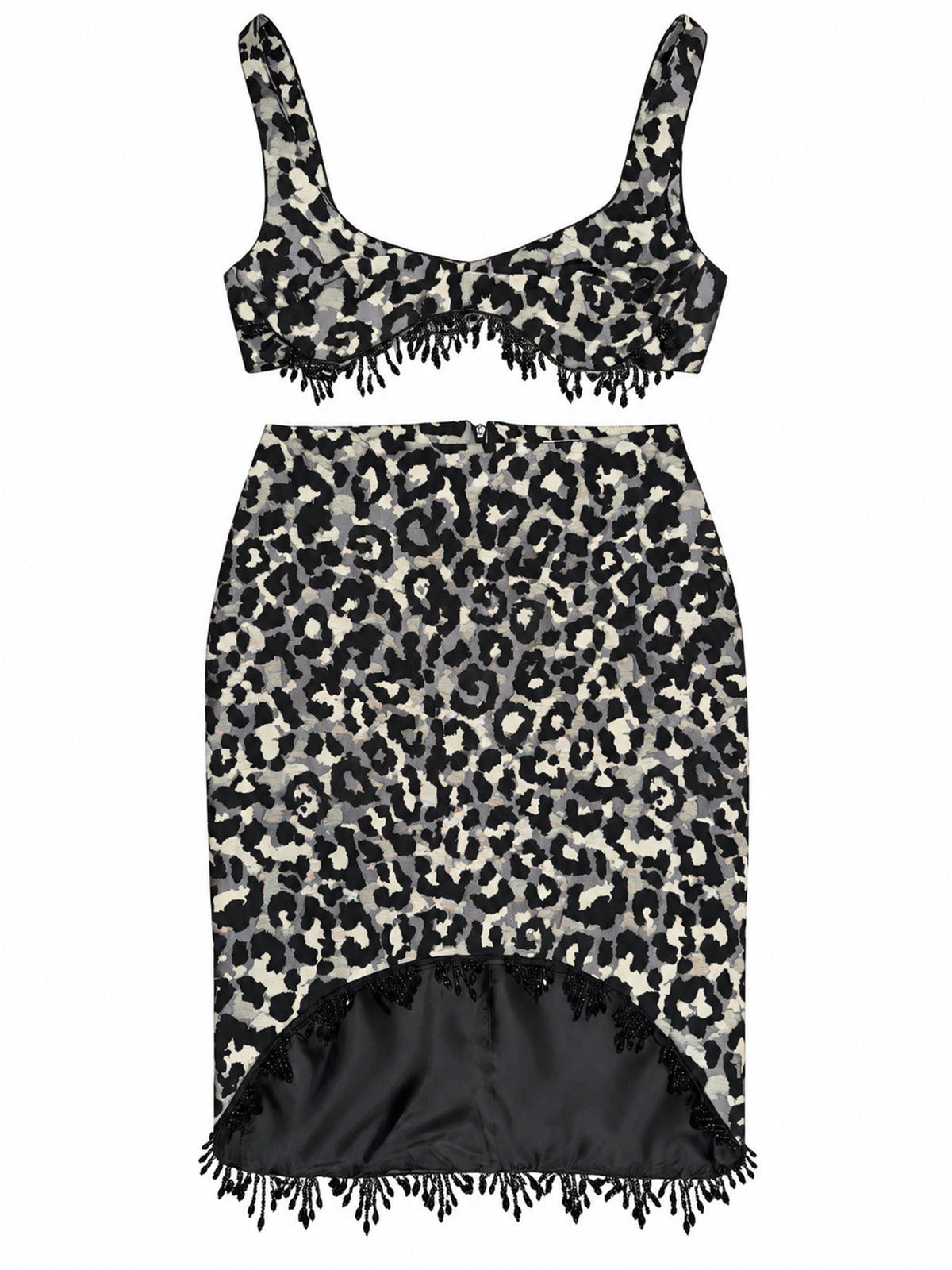 Grey Leopard Print Bra · Mia by Junie ·