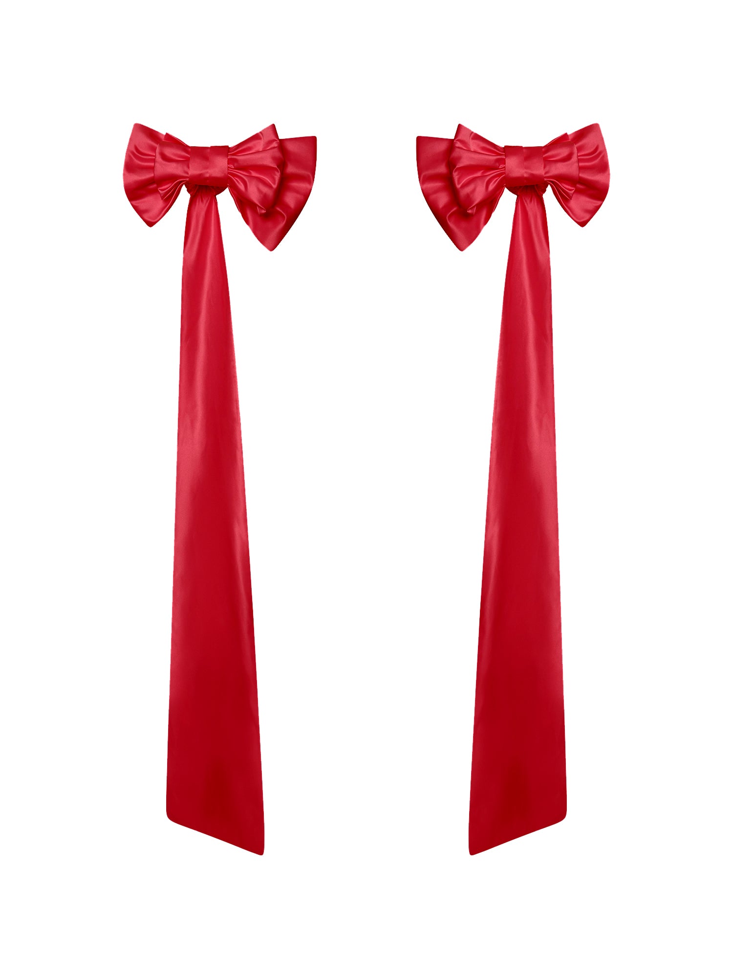 Bow Train Puffs - Red – JUNIE