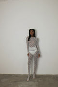 White Lace Bodysuit and Tights · Gia by Junie · Made in London