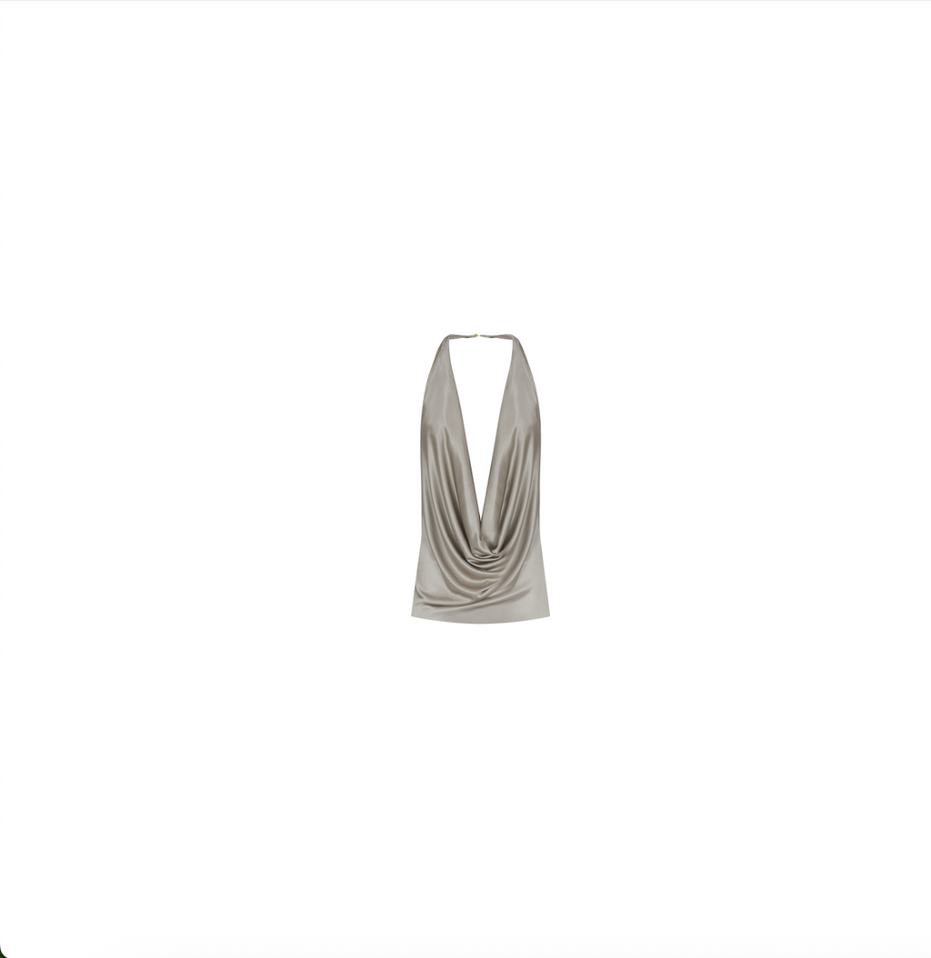 Metallic Silver Top · Ivy by Junie ·