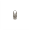 Metallic Silver Top · Ivy by Junie · Made in London