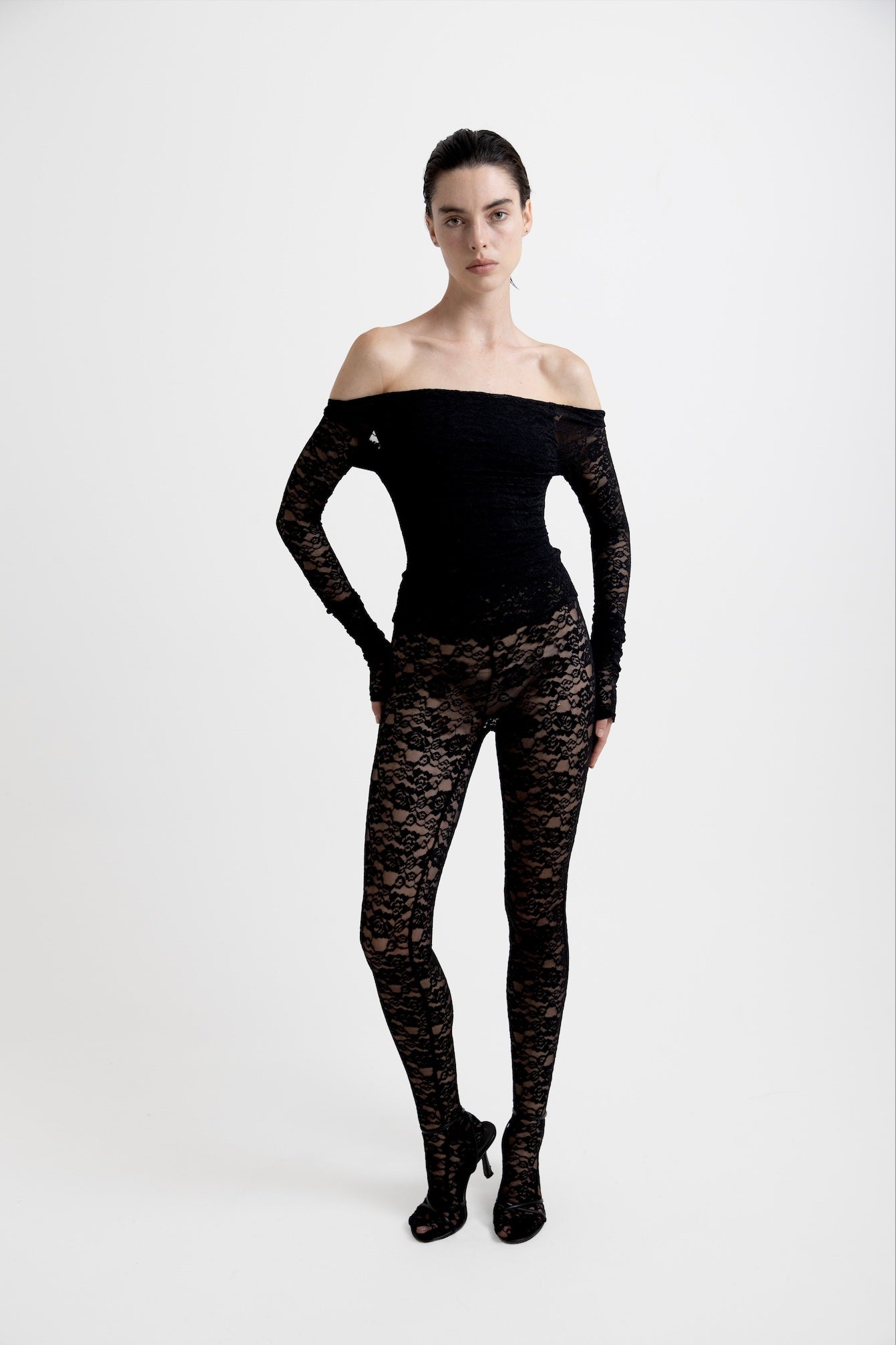 Lia Set - Black Lace