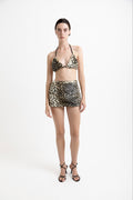 Leopard Faux Fur Skirt · Dani by Junie · Made in London