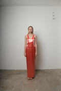 Orange Silk Dress · Cami by Junie · Made in London