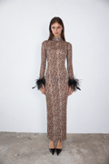 Leopard Black print Chiffon Dress · Immy by Junie ·